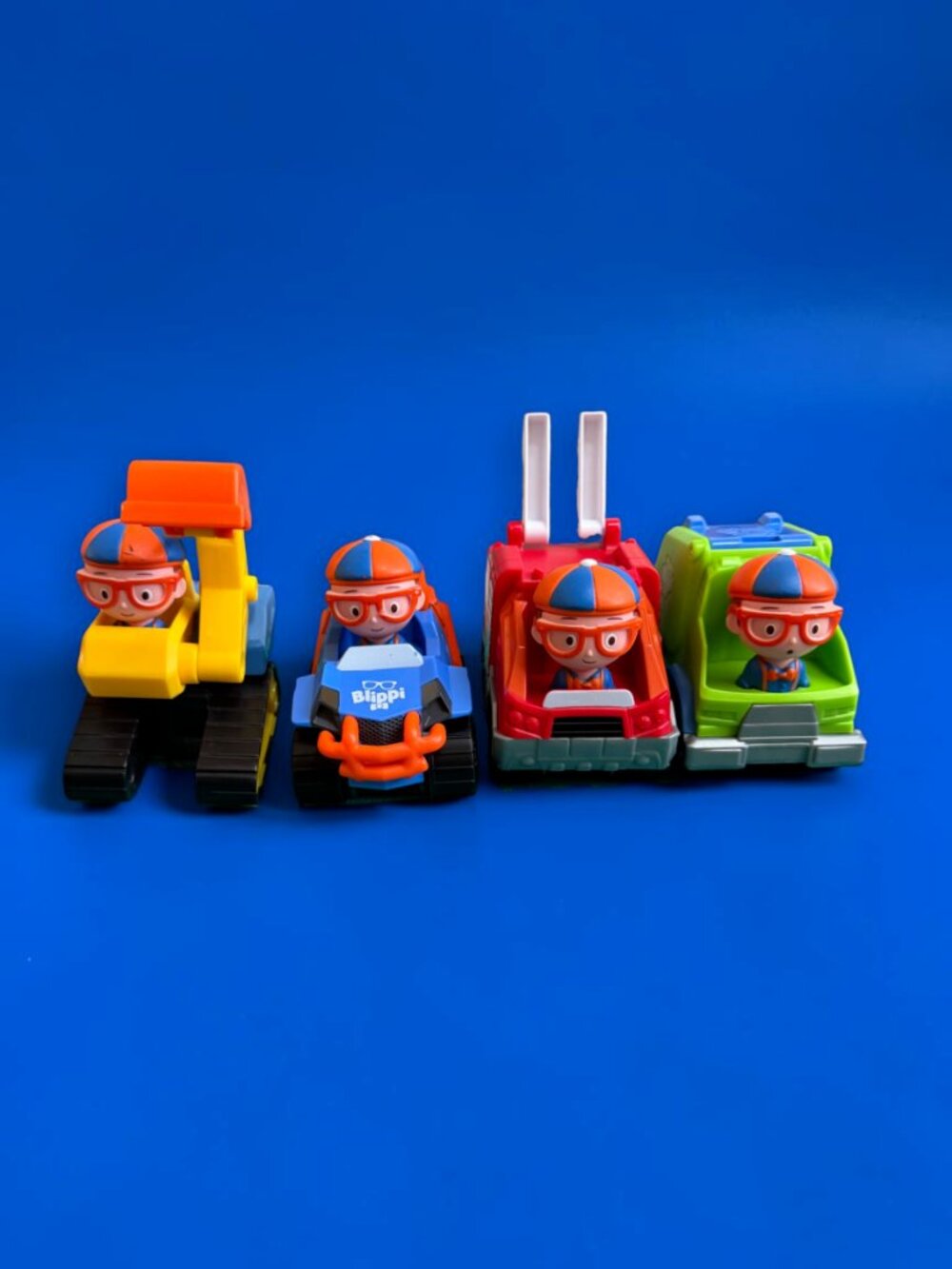 (Lot of 4) Blippi 3"  Mini Vehicles